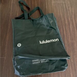 Lululemon reusable bag, Large size, green